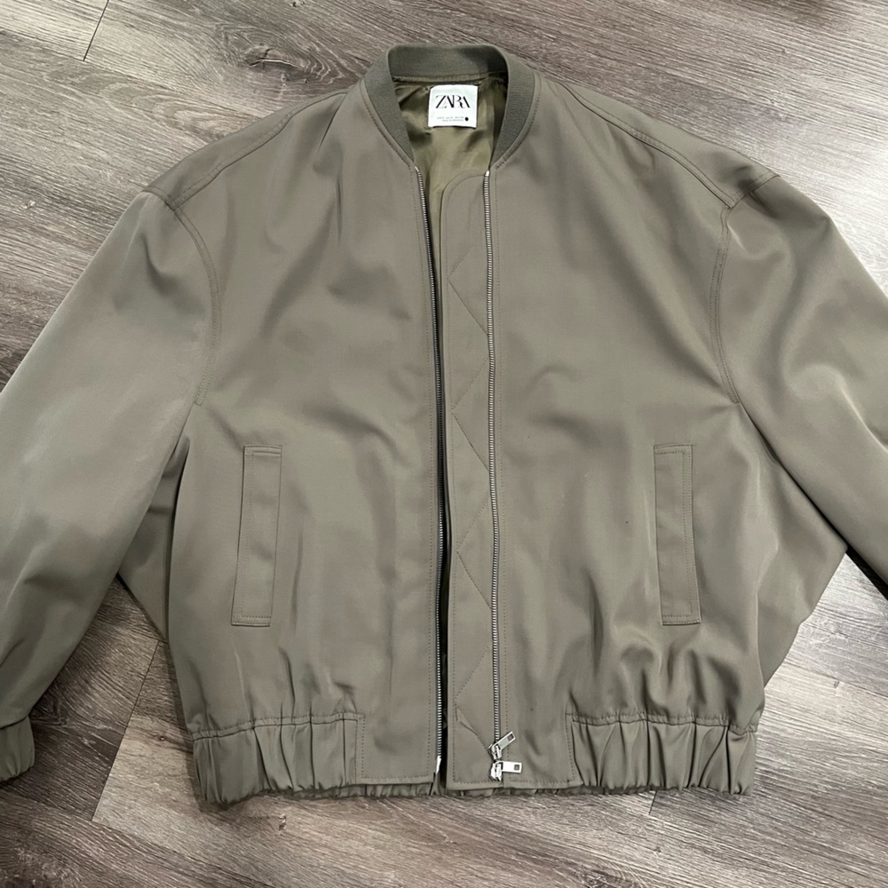Zara oversized bomber limited edition size small
